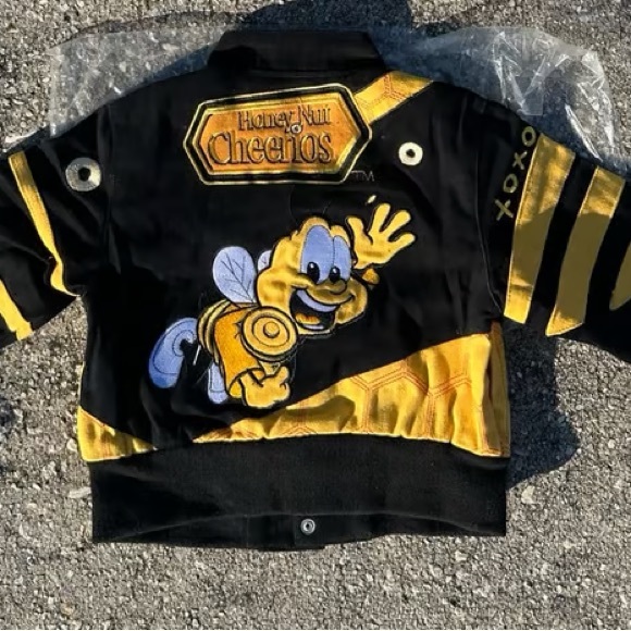 Jh Design Other - Men's Black and Yellow Honey Nut Cheerios Denim Jacket